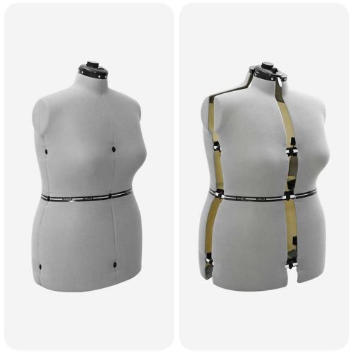  Állítható ruha forma női Szürke l Bársony