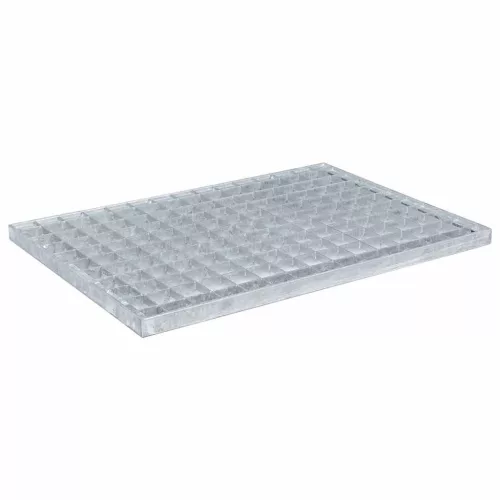  Rács Ezüst 50 x 35 x 2 cm Forró-galvanizált Acél