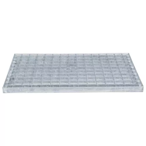  Rács Ezüst 50 x 35 x 2 cm Forró-galvanizált Acél