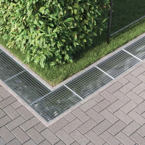  Rács Ezüst 60 x 40 x 2 cm Forró-galvanizált Acél