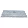  Rács Ezüst 60 x 40 x 2 cm Forró-galvanizált Acél