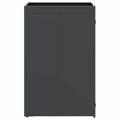  Kukás Tároló Virágzó Tetővel Egyszemélyes 240L Kukához Antracit