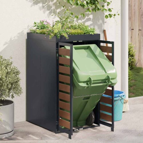  Hulladékgyűjtő tároló virágcserép tetővel 240L-es kukához