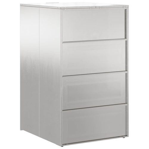  Hulladékgyűjtő tároló gázliftinges fedéllel 240L-es kukához