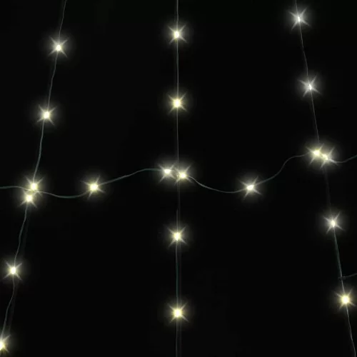  LED Karácsonyi Fenyő 168 LED-del Meleg fehér 511 cm Fém