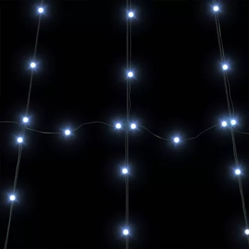  LED Karácsonyi Fenyő 168 LED-del Hideg fehér 511 cm Fém