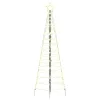  LED Karácsonyi Fenyő 390 LED-del Meleg fehér 250 cm Vas