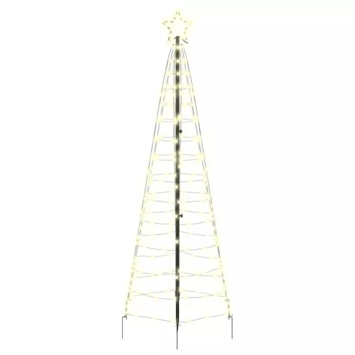  LED Karácsonyi Fenyő 390 LED-del Meleg fehér 250 cm Vas