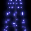  LED Karácsonyi Fenyő 390 LED-del Kék 250 cm Vas