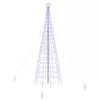  LED Karácsonyi Fenyő 800 LED-del Kék 400 cm Vas