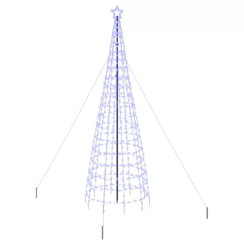  LED Karácsonyi Fenyő 800 LED-del Kék 400 cm Vas