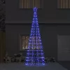  LED Karácsonyi Fenyő 800 LED-del Kék 400 cm Vas