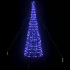  LED Karácsonyi Fenyő 800 LED-del Kék 400 cm Vas