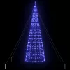  LED Karácsonyi Fenyő 800 LED-del Kék 400 cm Vas