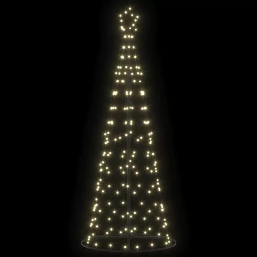  LED Karácsonyi Fenyő 390 LED-del Meleg fehér 250 cm Vas