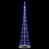  LED Karácsonyi Fenyő 230 LED-del Kék 138.5 x 138.5 x 399 cm Fém