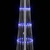  LED Karácsonyi Fenyő 230 LED-del Kék 138.5 x 138.5 x 399 cm Fém