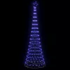  LED Karácsonyi Fenyő 355 LED-del állvánnyal Kék 184,5 cm Fém