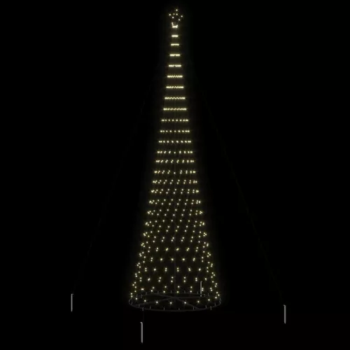  LED Karácsonyi Fenyő 555 LED-del Meleg fehér 500 cm Fém