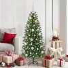  Karácsonyi Díszgömb Készlet 150 LED-del 61 pcs Fehér Műanyag