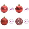  Karácsonyi Díszgömb Készlet 150 LED-del 61 pcs Sokszínű Műanyag