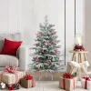  Karácsonyi Díszgömb Készlet 40 pcs Piros és zöld