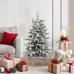  Karácsonyi Díszgömb Készlet 40 pcs Fehér és Arany