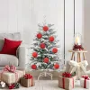  Karácsonyi Díszgömb Készlet 15 pcs Piros