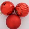  Karácsonyi Díszgömb Készlet 9 pcs Piros