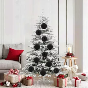  Karácsonyi Díszgömb Készlet 9 pcs Fekete