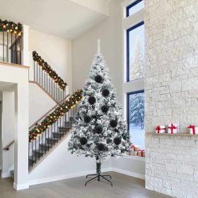  Karácsonyi Díszgömb Készlet 4 pcs Fekete