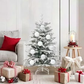 Karácsonyi Díszgömb Készlet 15 pcs Fehér