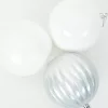  Karácsonyi Díszgömb Készlet 15 pcs Fehér