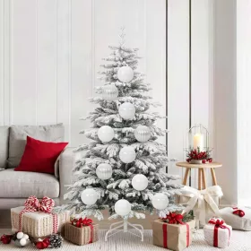 Karácsonyi Díszgömb Készlet 9 pcs Fehér