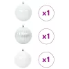  Karácsonyi Díszgömb Készlet 3 pcs Fehér