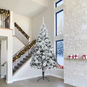  Karácsonyi Díszgömb Készlet 4 pcs Ezüst