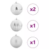  Karácsonyi Díszgömb Készlet 4 pcs Ezüst