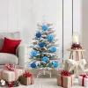  Karácsonyi Díszszett XL 15 pcs Kék Műanyag