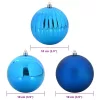  Karácsonyi Díszszett XL 15 pcs Kék Műanyag