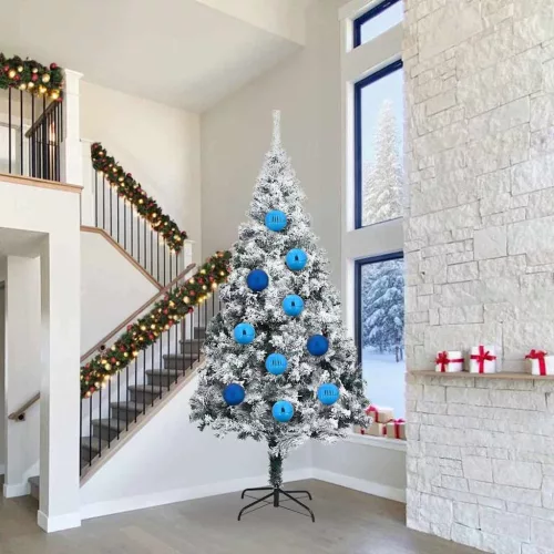  Karácsonyi Díszgömb Készlet 4 pcs Kék