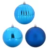  Karácsonyi Díszgömb Készlet 3 pcs Kék