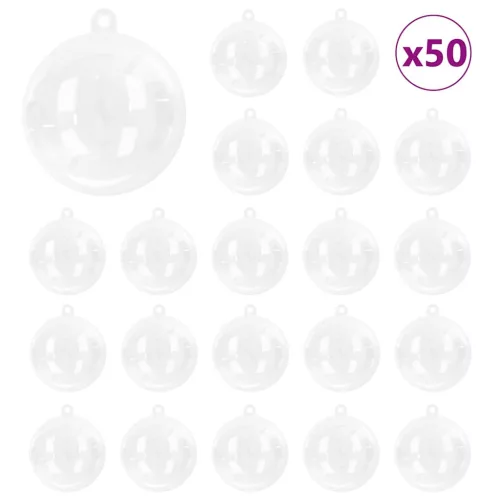  Karácsonyi Díszgömb Készlet 50 pcs Ø 5 cm