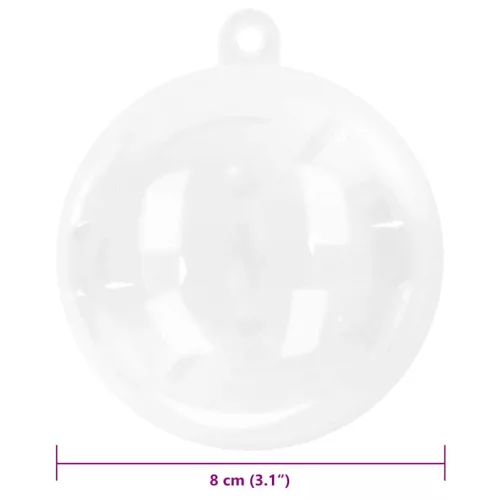  Karácsonyi Díszgömb Készlet 100 pcs Ø 8 cm