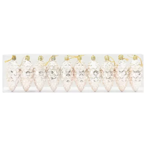  Karácsonyfa díszítés 40 pcs pezsgőszín