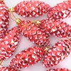  Karácsonyfa díszítés 40 pcs Piros
