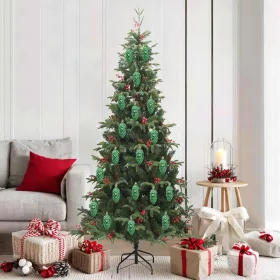  Karácsonyfa díszítés 40 pcs Zöld