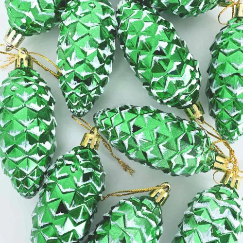  Karácsonyfa díszítés 40 pcs Zöld