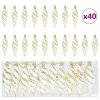  Karácsonyfa díszítés 40 pcs Arany