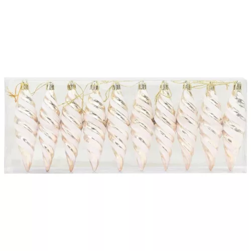  Karácsonyfa díszítés 40 pcs pezsgőszín