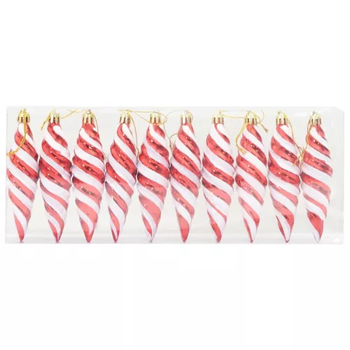  Karácsonyfa díszítés 40 pcs Piros